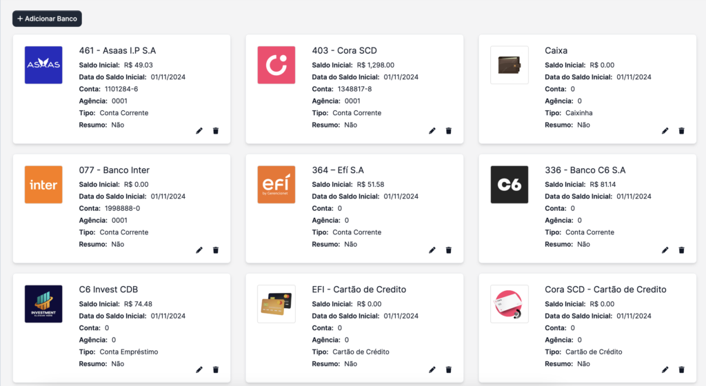 Módulo Financeiro para Perfex CRM