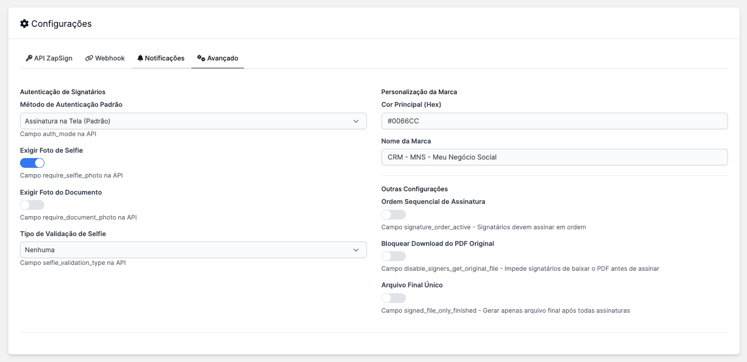 Modulo de Assinatura de contrato Perfex CRM