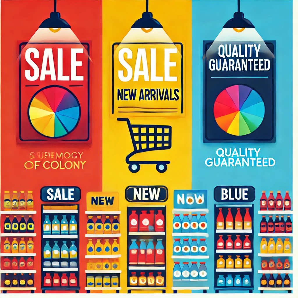 Supermercado: Psicologia das Cores nos Cartazes